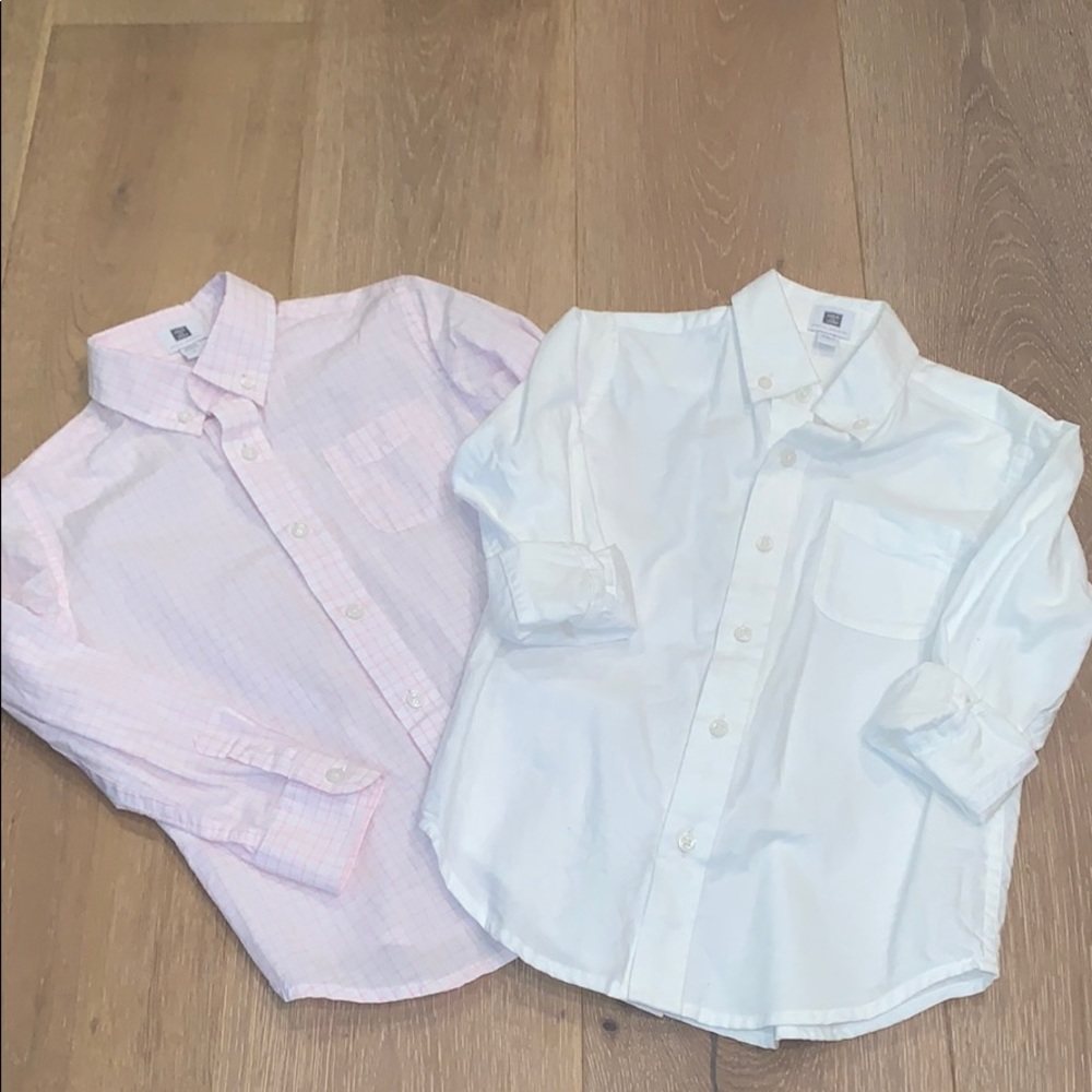 Two Janie & Jack Special Occassion Shirts